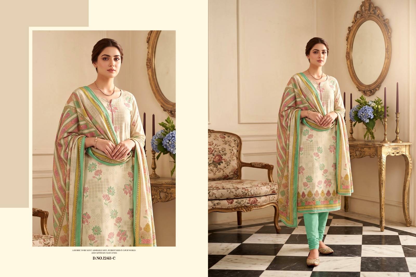 KALKI 1243 Series BY Radhika fashion 01 To 04 Series Beautiful Festive Suits Colorful Stylish Fancy Casual Wear & Ethnic Wear Cotton Dresses At Wholesale Price